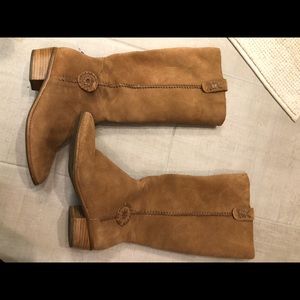 Jack Rogers brown suede boots
